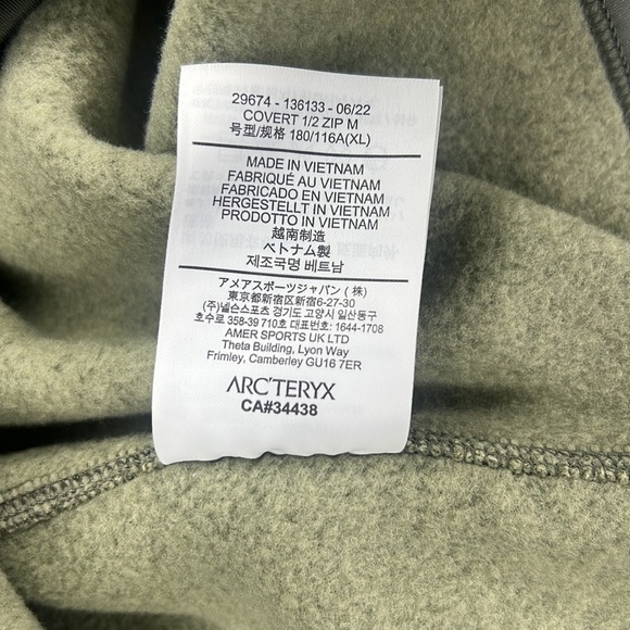 Arc'teryx Covert Half-Zip Fleece Men's - Picture 11 of 11